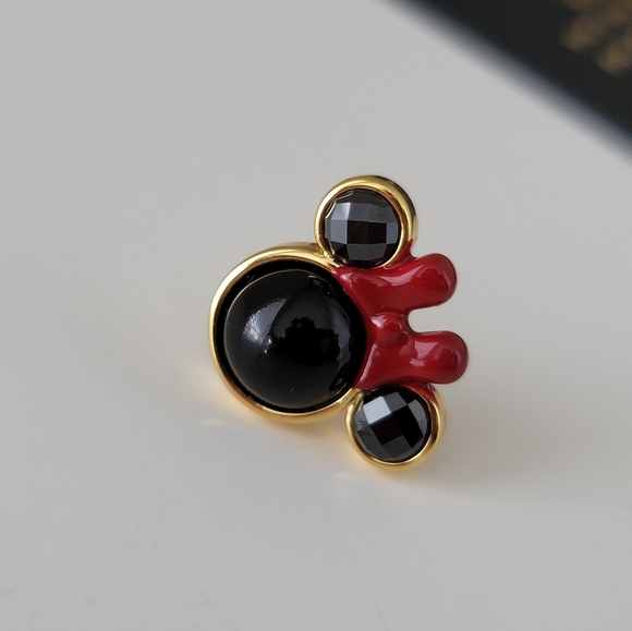 New Kate Spade Disney Minnie Mouse Stud Earrings with Gift Receipt - Picture 6 of 7